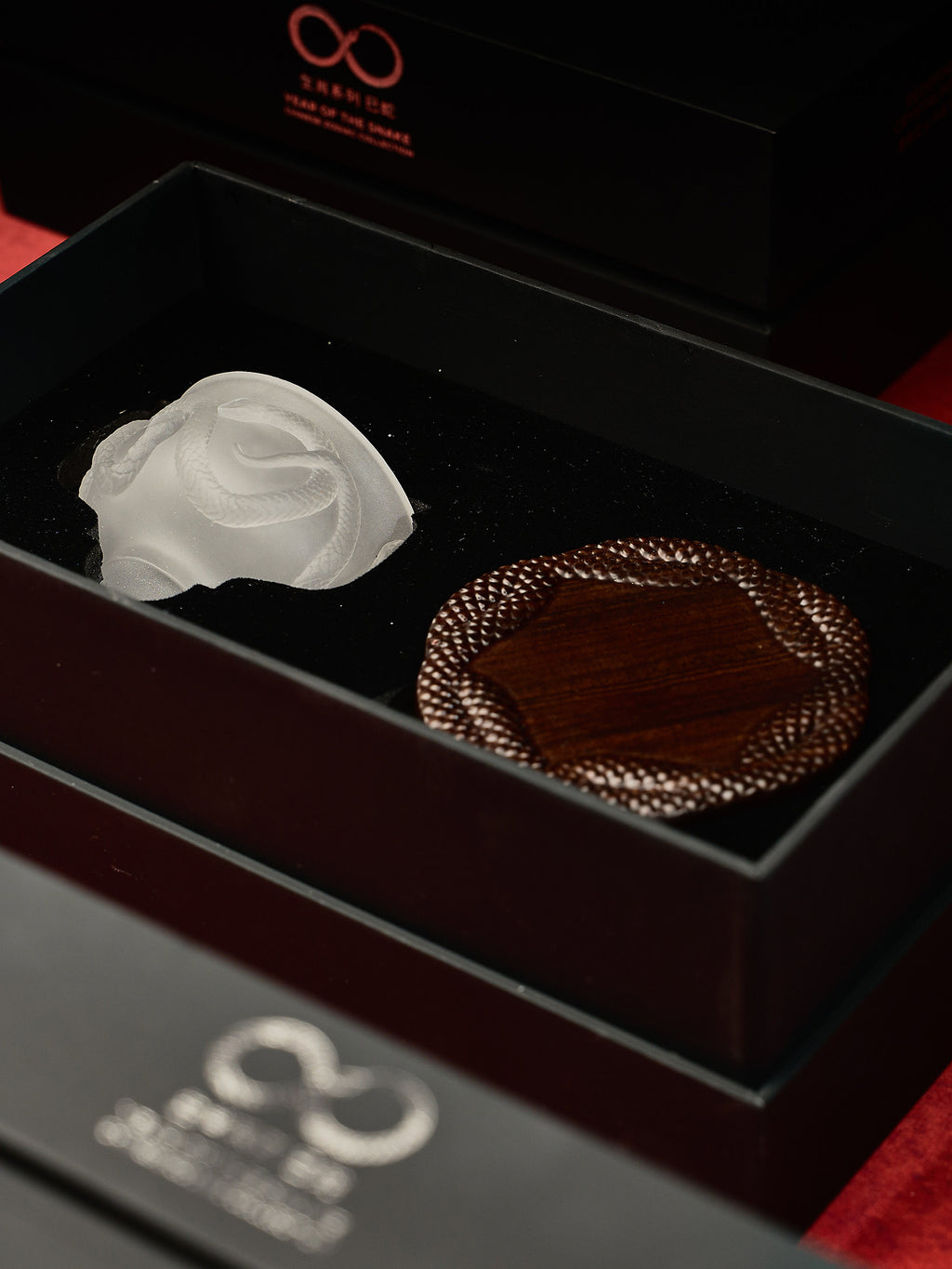 Snake Year Glass Tea Set