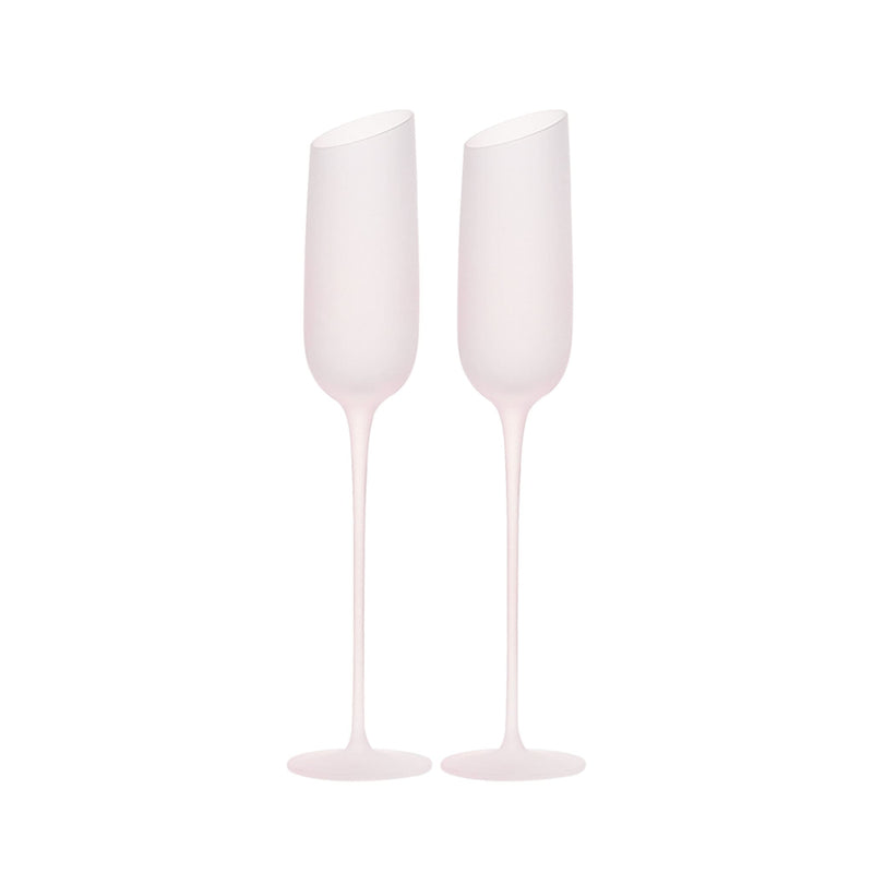 Flamingos Flute Frosted 2pcs