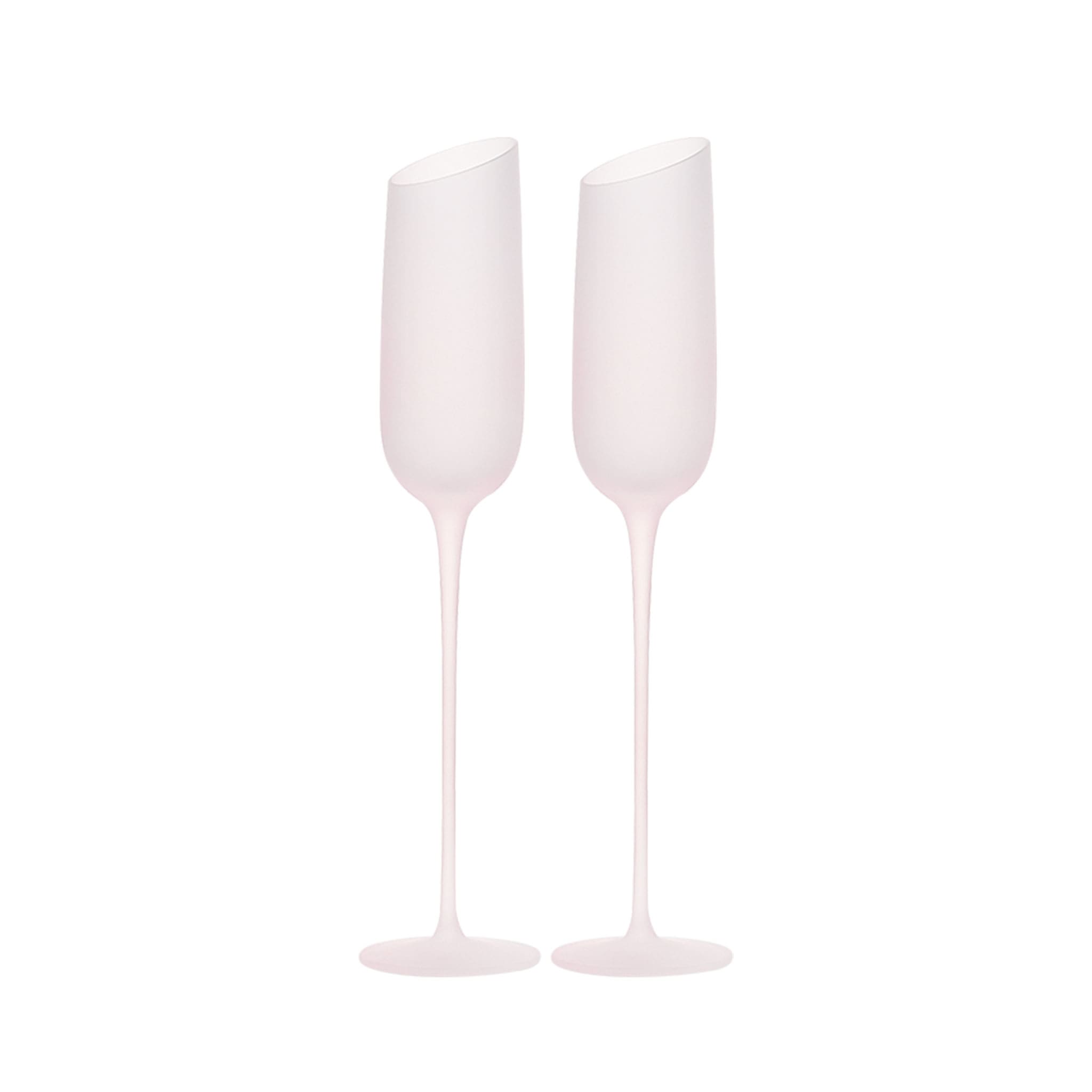 Flamingos Flute Frosted 2pcs