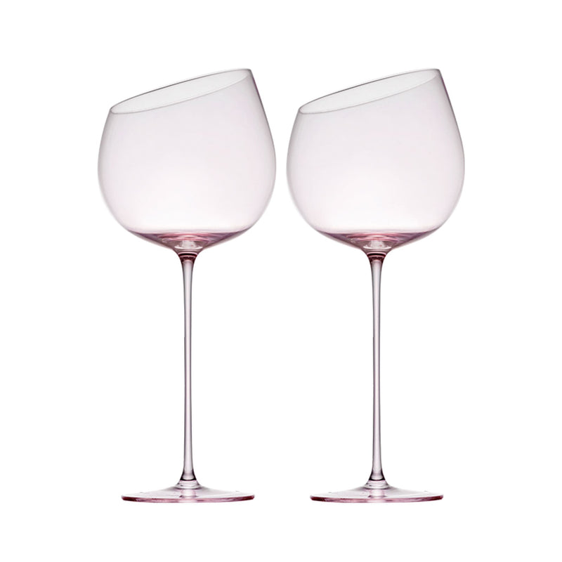Flamingo Bordeaux Glass 2pcs