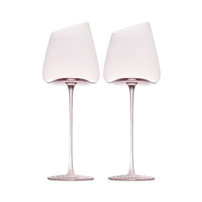 Bordeaux Hump Glass - 3rd Anniversary 2pcs