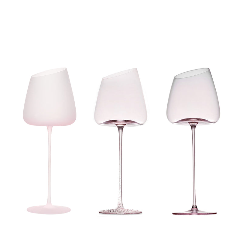 Flamingos Bordeaux Hump Frosted 2pcs