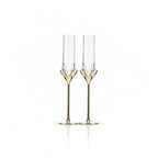 Love Cupid Champagne Flutes Set