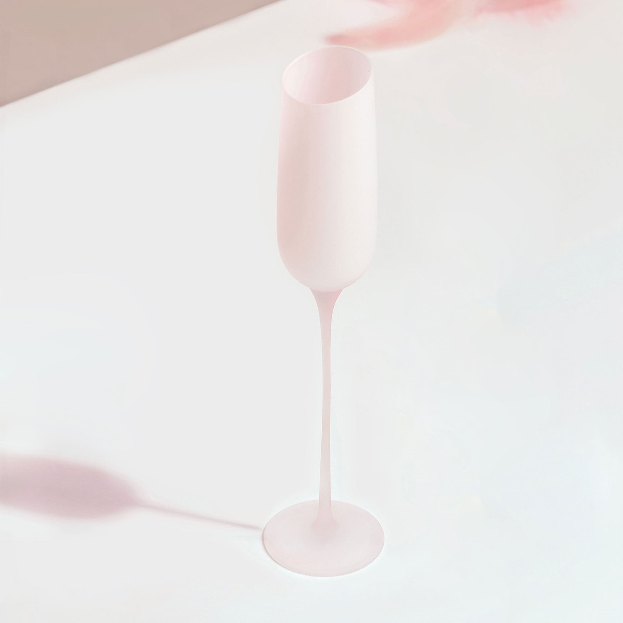 Flamingos Flute Frosted 2pcs