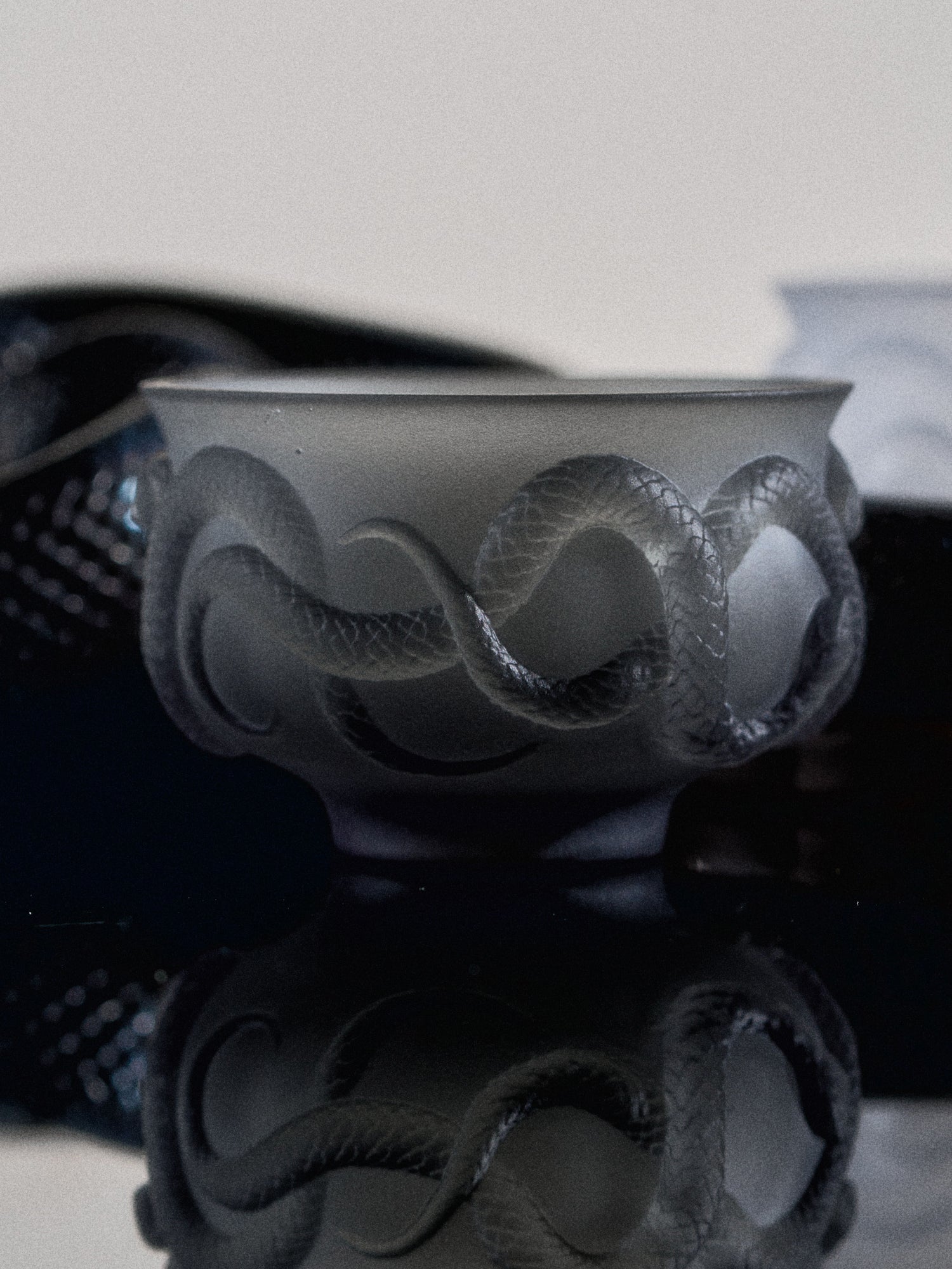 Snake Year Glass Tea Set