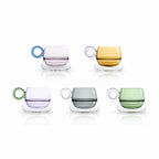 Ciambelle Clear Glass Teacup
