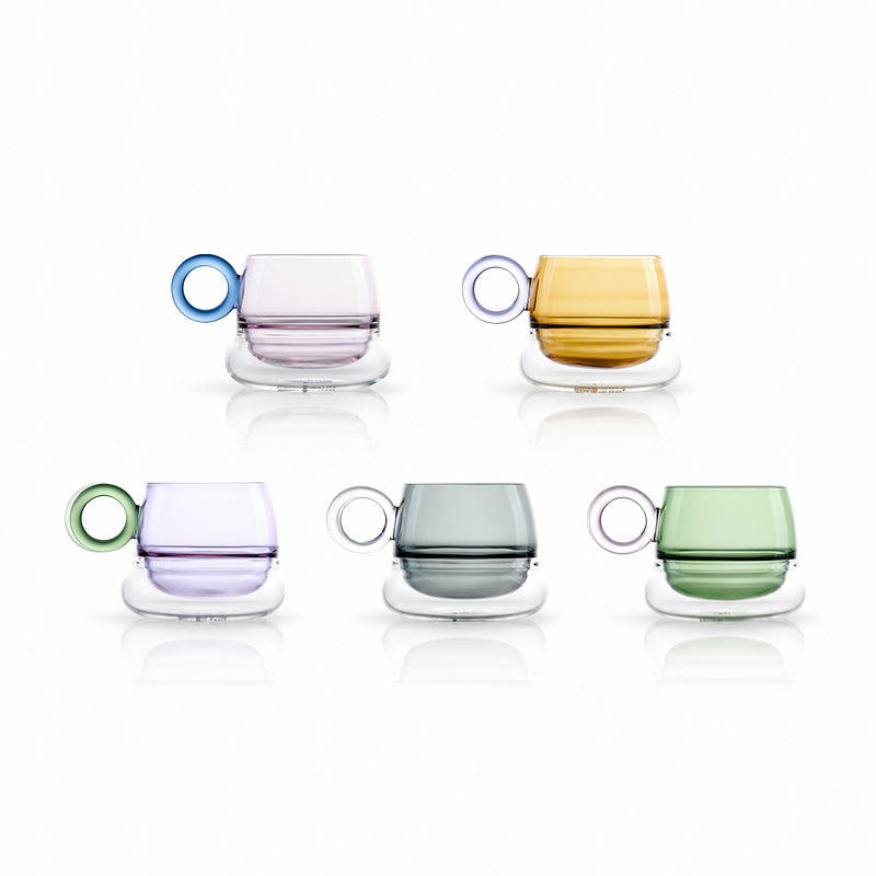 Ciambelle Clear Glass Teacup