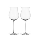 Fibonacci Crystal wine glass in soft light with a golden ratio silhouette and refined crystal clarity