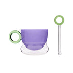 Ciambelle Opaline Glass Teacup