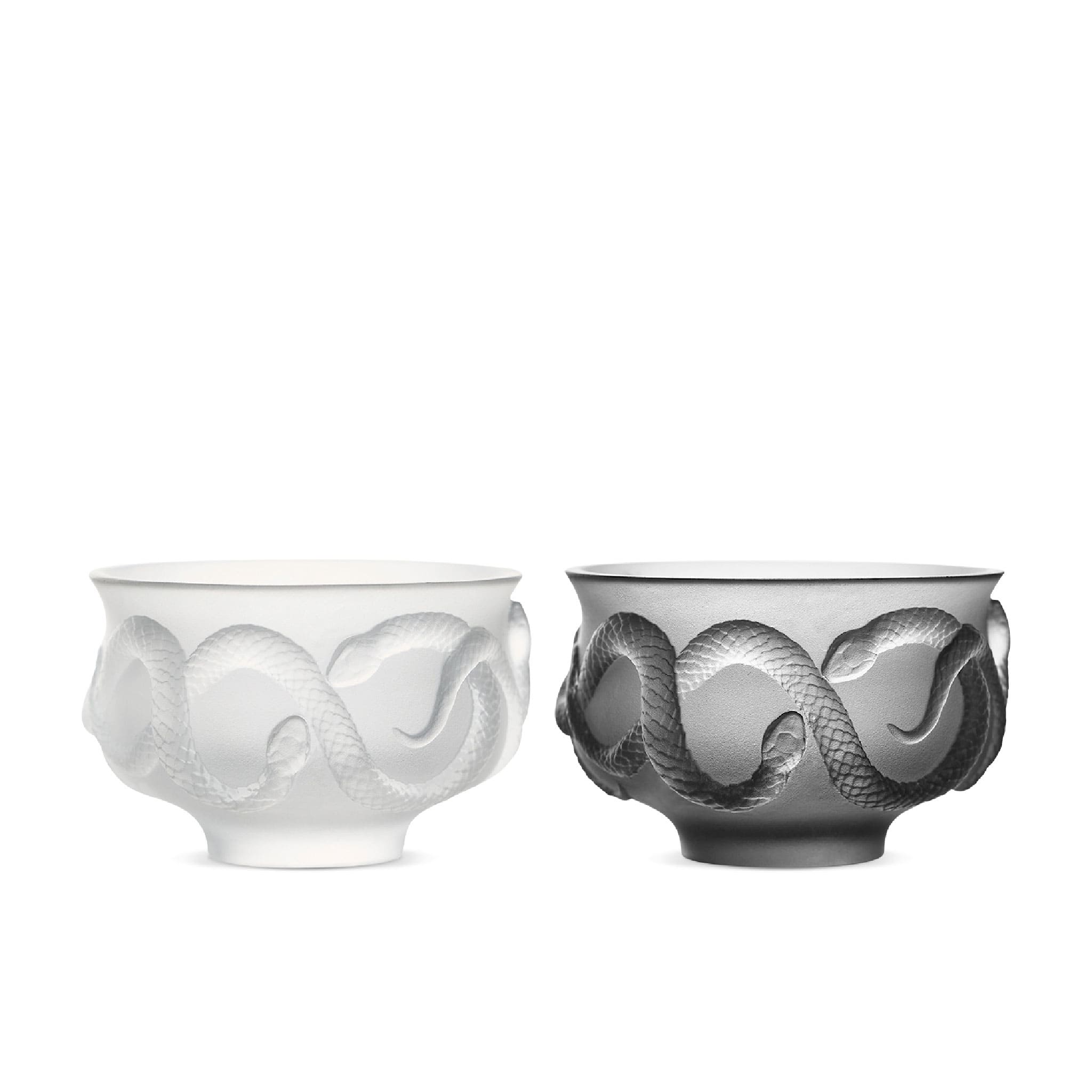 Glaze glass tea cup set in soft light with Year of the Snake relief texture and ebony wood coaster