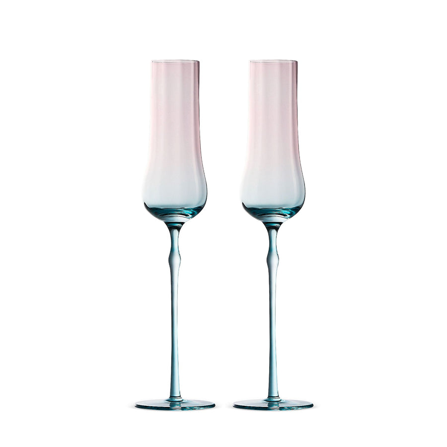 Moon Jellyfish Champagne Flutes Set
