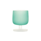 Close-up of Dolce Classic 16 colors showing matte glass texture, smooth rim, and layered gradient color detail
