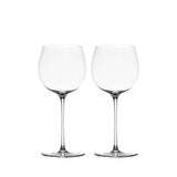 Fibonacci Chardonnay glass set in soft light with a golden ratio silhouette and refined crystal clarity