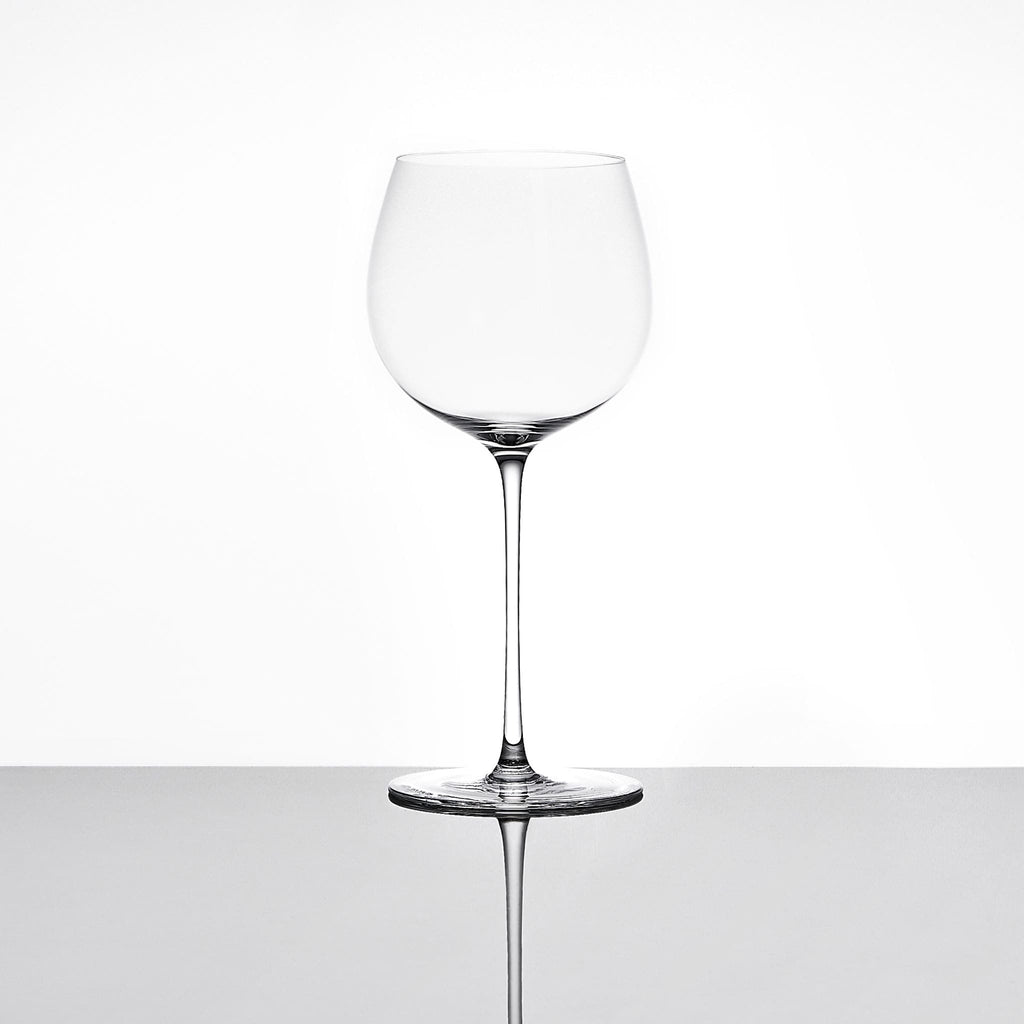 Chardonnay glass set styled for a quiet tasting ritual with a balanced and elegant crystal form