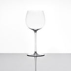 Chardonnay glass set styled for a quiet tasting ritual with a balanced and elegant crystal form