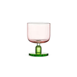 Jelly-inspired glass in soft light with a rounded sculptural silhouette and transparent color