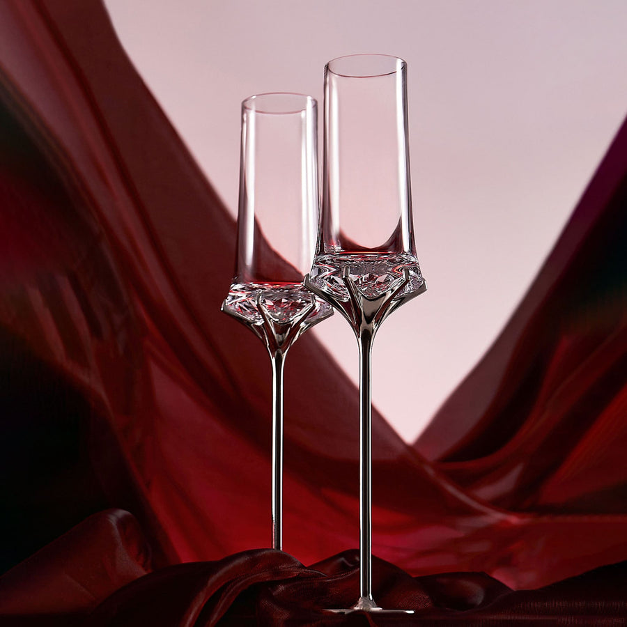 Love Venus Champagne Flutes Set