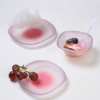 Nubi Dinner plate styled for a quiet dining ritual with a soft cloud-inspired mood