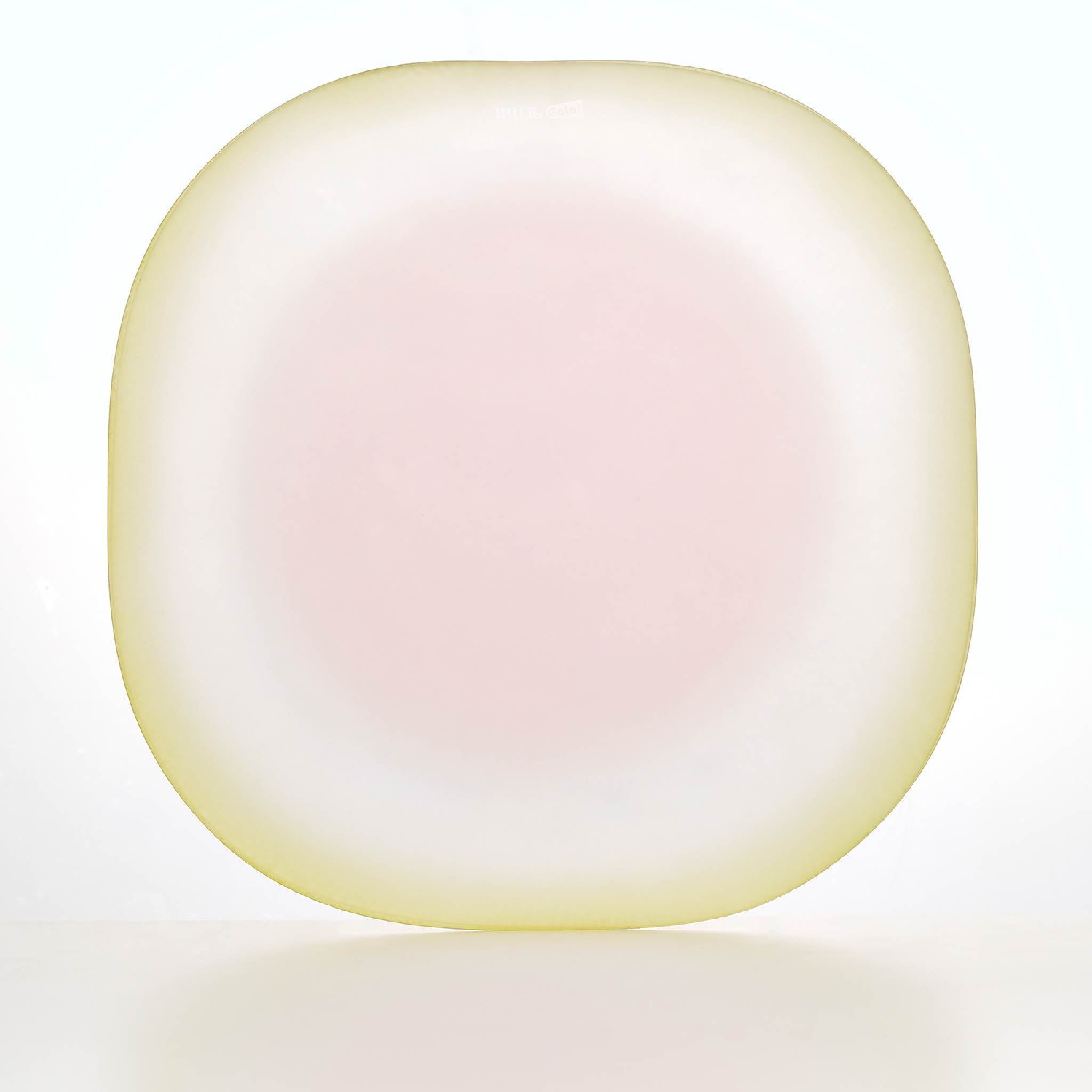 Close-up of Nubi Large Dinner Plate showing matte texture, irregular base pattern, and softly blended color detail