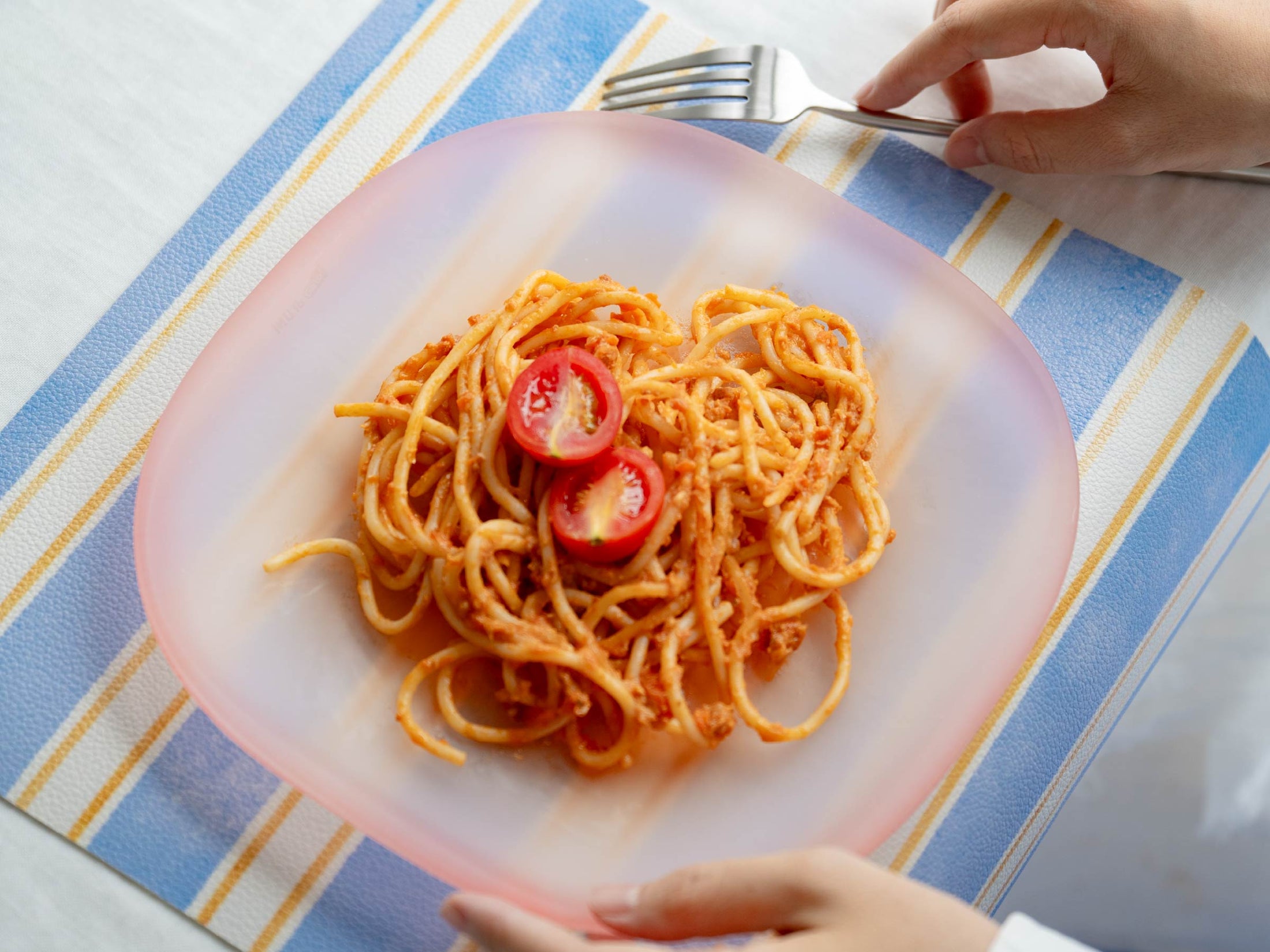 Nubi Large Dinner Plate styled for a quiet dining ritual with a soft cloud-inspired mood