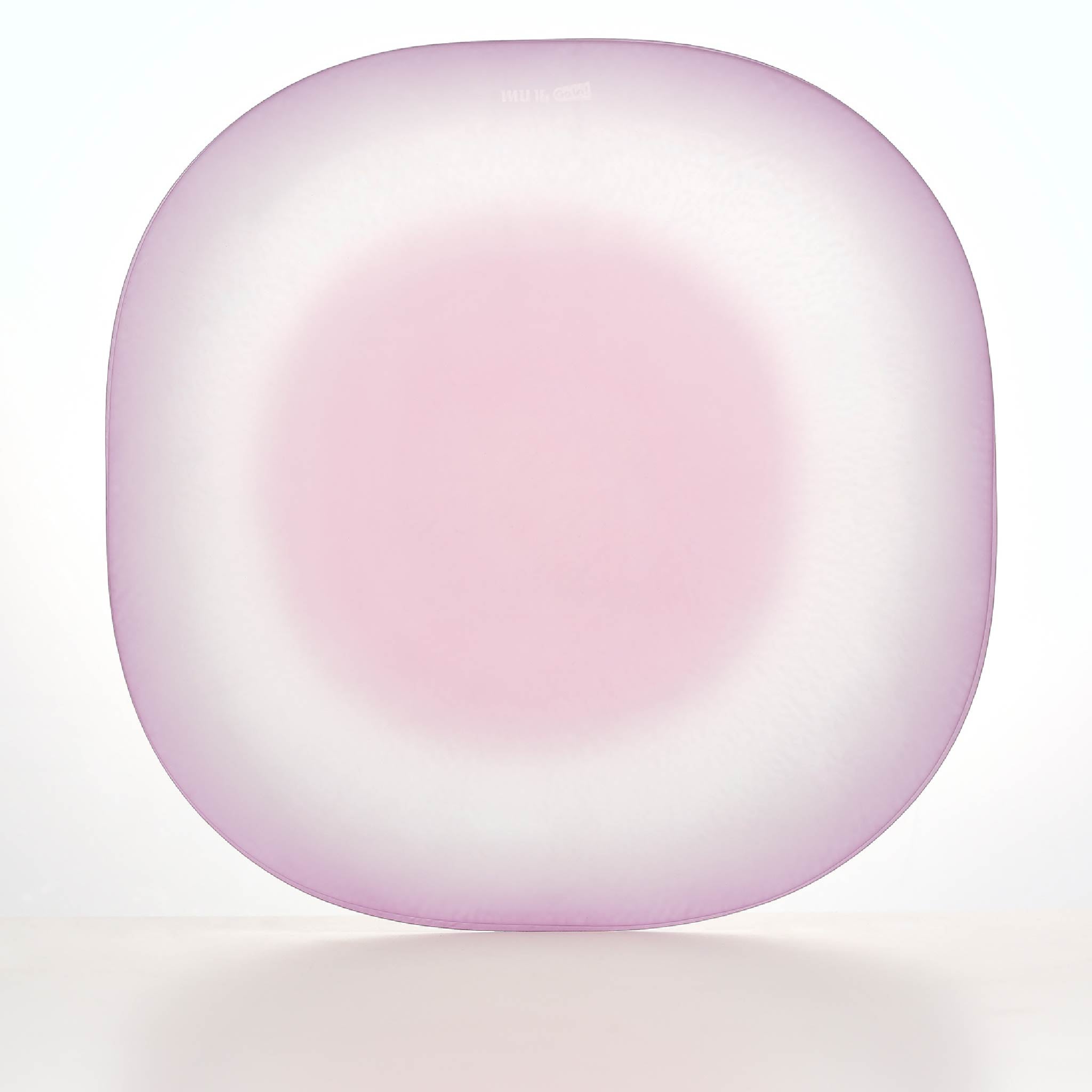 Close-up of Nubi Large Dinner Plate showing matte texture, irregular base pattern, and softly blended color detail