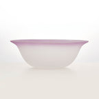Close-up of Nubi Salad Bowl showing matte texture, irregular base pattern, and softly blended color detail