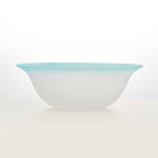 Close-up of Nubi Salad Bowl showing matte texture, irregular base pattern, and softly blended color detail