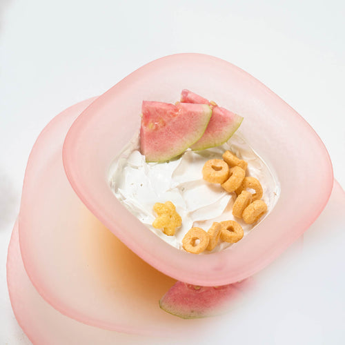Nubi Yogurt bowl styled for a quiet breakfast or dessert ritual with a soft cloud-inspired mood