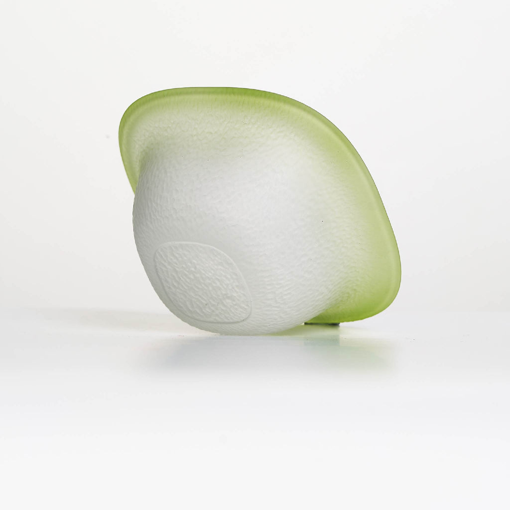 Close-up of Nubi Yogurt bowl showing matte texture, irregular base pattern, and softly blended color detail