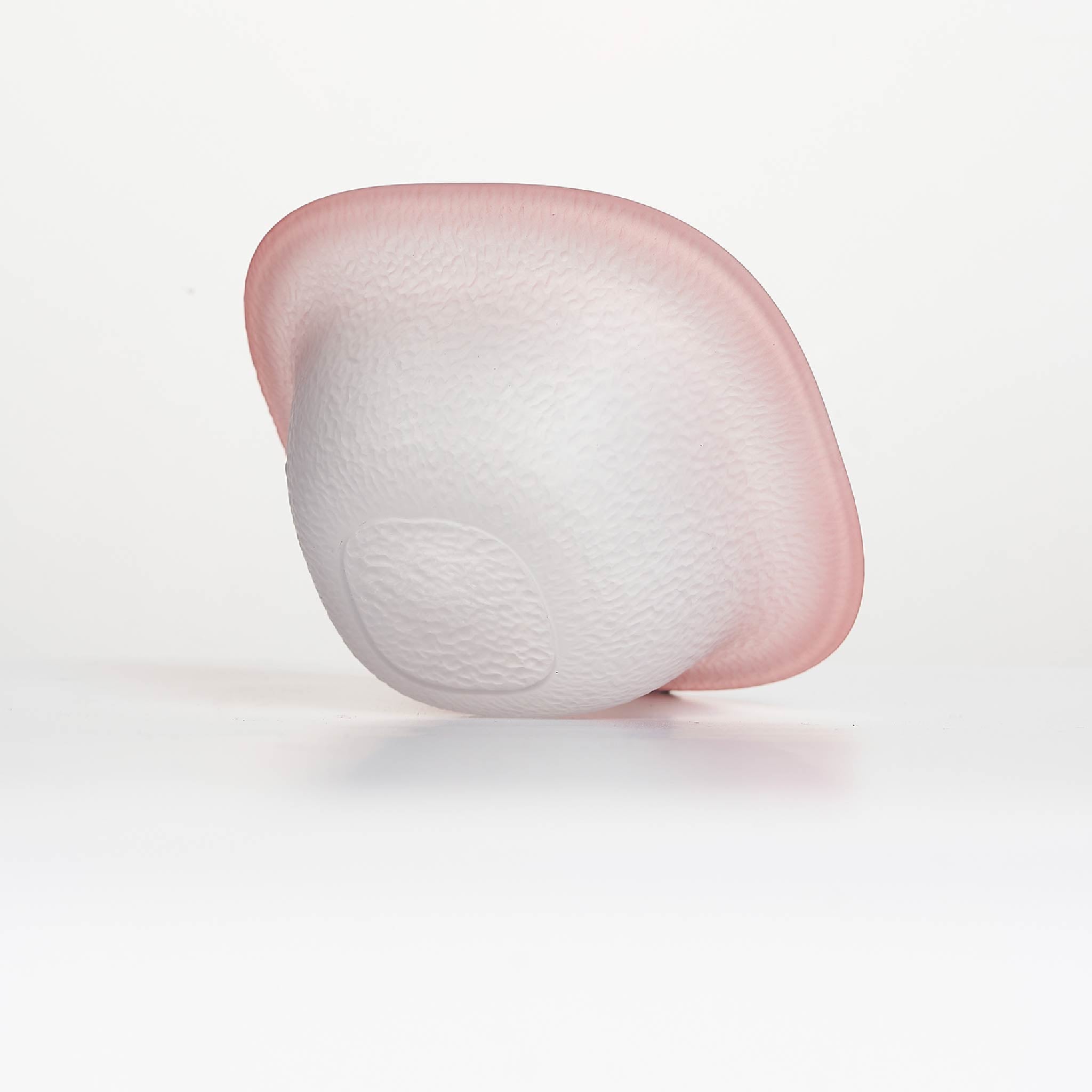 Close-up of Nubi Yogurt bowl showing matte texture, irregular base pattern, and softly blended color detail