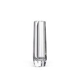 Raw Cullinan Crystal vase in soft light with Cullinan-inspired facets and brilliant reflective detail